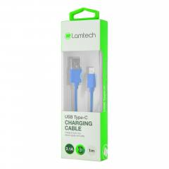 LAMTECH DATACABLE TYPE C 1m BLUE