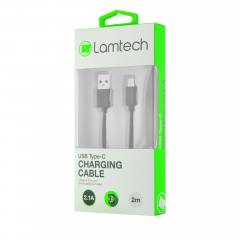 LAMTECH DATACABLE TYPE C 2m BLACK