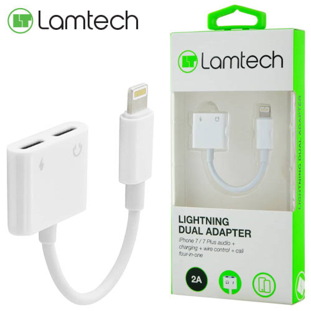 LAMTECH DUAL LIGHTNING ADAPTER 4 IN 1 2A