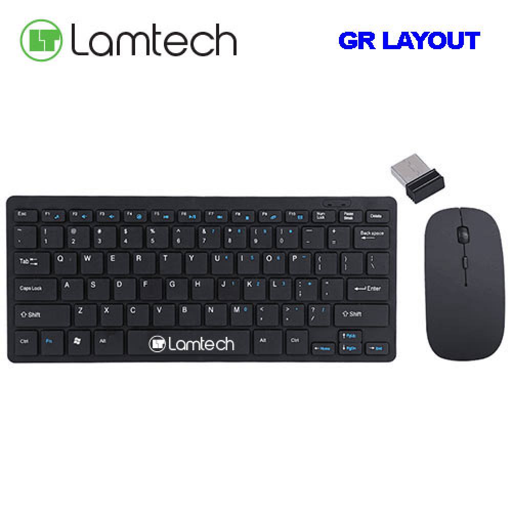 LAMTECH MINI WIRELESS 2,4G KEYBOARD AND MOUSE GR LAYOUT