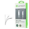 LAMTECH TYPE-C V2,0 HIGH QUALITY UNBREAKABLE CABLE SILVER 2M