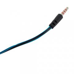 LAMTECH HANDSFREE WITH MIC 3,5MM JACK BLUE