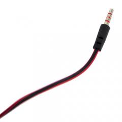 LAMTECH HANDSFREE WITH MIC 3,5MM JACK RED