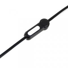 LAMTECH HANDSFREE WITH MIC 3,5MM JACK BLACK