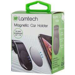 LAMTECH MAGNETIC CAR AIR VENT SMARTPHONE HOLDER WITH CLIP