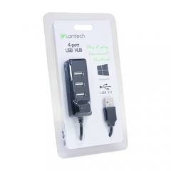 LAMTECH 4-PORT USB HUB BLACK