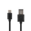 LAMTECH QUICK CHARGER USB3.0 18W WITH TYPE-C CABLE 1M BLACK