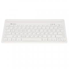 LAMTECH BT 5.0 KEYBOARD WITH IPAD AND MOBILE STAND WHITE