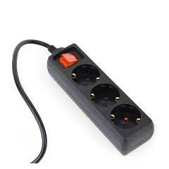 ENERGENIE UPS POWER STRIP 3 SCHUKO SOCKETS FUSED SWITCH 16A C14 0,6M BLACK