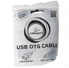 CABLEXPERT USB OTG AF TO MINI-BM CABLE 0,15m RETAIL PACK