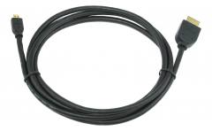 CABLEXPERT HDMI MALE TO MICRO D-MALE BLACK CABLE WITH GOLD-PLATED CONNECTORS 1.8M