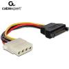 CABLEXPERT SATA (MALE) TO MOLEX (FEMALE) POWER CABLE 0,15M