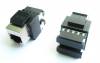 CABLEXPERT TWO JACK SYRFACE MOUNT BOX WITH 2 CAT5e HALF-SHIELDED KEYSTONE JACKS