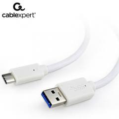 CABLEXPERT USB 3.0 AM TO TYPE-C CABLE 1M WHITE