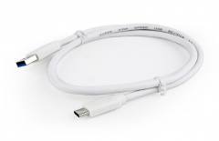 CABLEXPERT USB 3.0 AM TO TYPE-C CABLE 1M WHITE