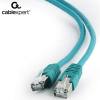 CABLEXPERT FTP CAT6 PATCH CORD GREEN SHIELDED 0,5M