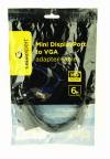 CABLEXPERT MINI DISPLAYPORT TO VGA ADAPTER CABLE BLACK 1,8M