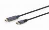 CABLEXPERT DISPLAYPORT TO HDMI CABLE PREMIUM SERIES 4K 1,8M RETAIL PACK