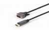 CABLEXPERT DISPLAYPORT TO DVI ADAPTER CABLE PREMIUM SERIES 4K 1,8M RETAIL PACK