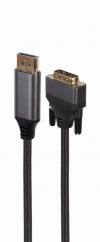 CABLEXPERT DISPLAYPORT TO DVI ADAPTER CABLE PREMIUM SERIES 4K 1,8M RETAIL PACK