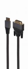 CABLEXPERT HDMI TO DVI CABLE PREMIUM SERIES 4K 1,8M RETAIL PACK