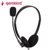 GEMBIRD STEREO HEADSET WITH VOLUME CONTROL BLACK