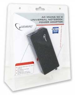 GEMBIRD AC MAINS 90W UNIVERSAL NOTEBOOK POWER ADAPTOR