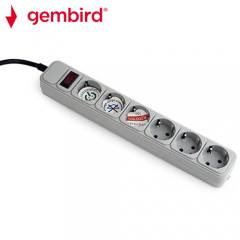 GEMBIRD SURGE PROTECTOR 6 SOCKETS 1,8m