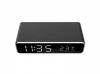 GEMBIRD DIGITAL ALARM CLOCK WITH WIRELESS CHARGING FUNCTION BLACK