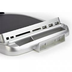 GEMBIRD USB COMBO MOUSE PAD WITH BUILT-IN 3 PORT HUB, MEMORY CARD READER, CALCULATOR AND THERMOMETER