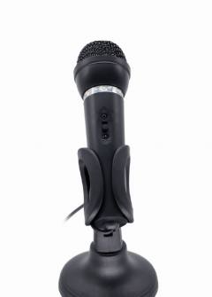 GEMBIRD CONDENSER MICROPHONE WITH DESK-STAND BLACK