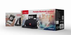 GEMBIRD PORTABLE BLUETOOTH SPEAKER WITH ANTENNA BLACK