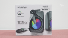 SONIC GEAR USB 2.0 SPEAKER SYSTEM WITH HUGE BASS