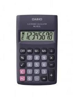 Μικρή Φορητή Αριθμομηχανή BASIC CASIO HL-815LBK