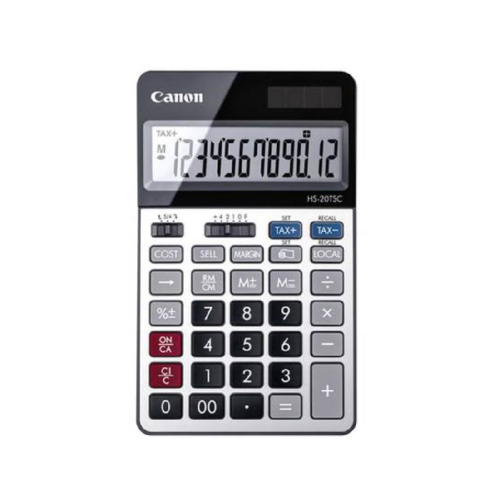CANON HS-20TSCDBL 12-DIGIT CALCULATOR (2469C002AA)