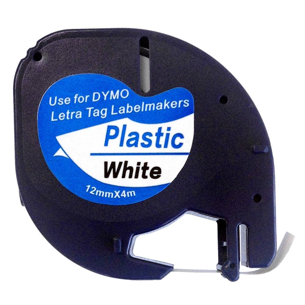 Πλαστική Ταινία Ετικετογράφου DYMO 91201 12 mm x 4 m (Λευκή)