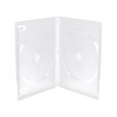 MediaRange DVD Case  for 2 Discs 14mm machine packing grade Frosted/Transparent (BOX26-M)
