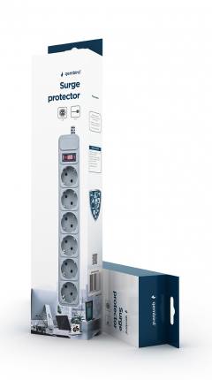 GEMBIRD SURGE PROTECTOR 6 SOCKETS 3m