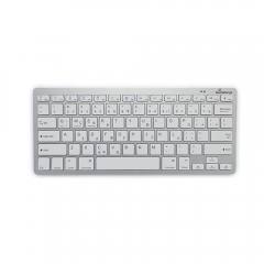 MediaRange Compact-sized Bluetooth 5.0 keyboard with 78 ultraflat keys Silver (MROS132-GR)