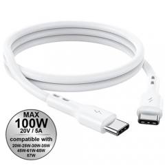 LAMTECH CABLE TYPE C TO TYPE C 100W FAST CHARGE 1M