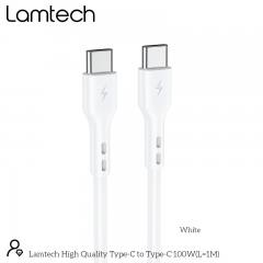 LAMTECH CABLE TYPE C TO TYPE C 100W FAST CHARGE 1M
