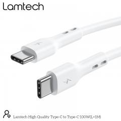 LAMTECH CABLE TYPE C TO TYPE C 100W FAST CHARGE 1M