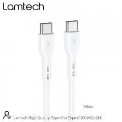 LAMTECH CABLE TYPE C TO TYPE C 100W FAST CHARGE 2M