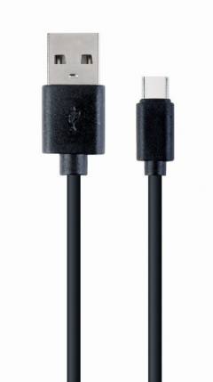 CABLEXPERT USB2,0 AM TO TYPE-C CABLE 1M BLACK RETAIL PACK