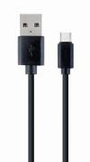 CABLEXPERT USB2,0 AM TO TYPE-C CABLE 1M BLACK RETAIL PACK