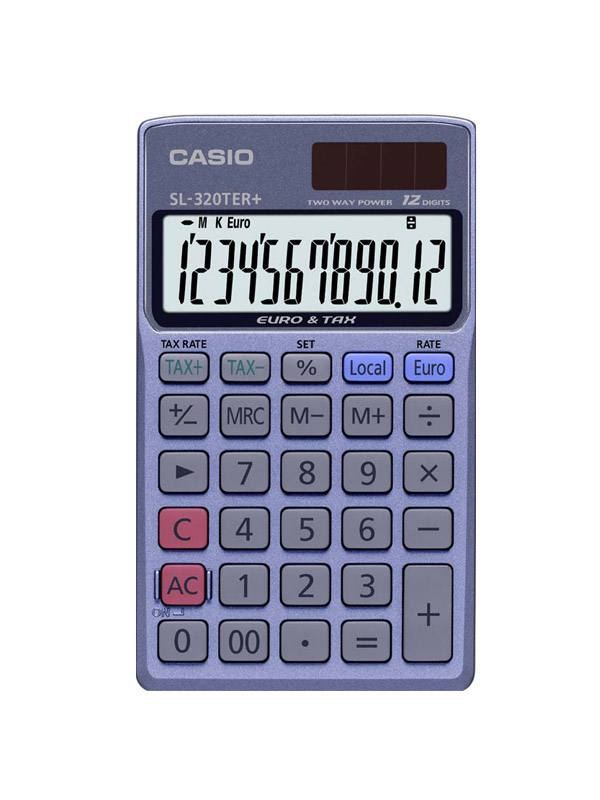 leje Milliard Chip Αριθμομηχανή τσέπης BASIC CASIO SL-320TER+