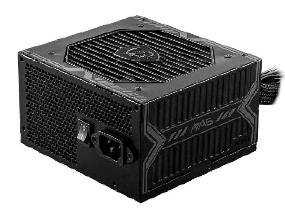 MSI PSU 650W MAG A650BN, SERIES MAG BRONZE CERTIFIED, 12CM QUIET & COOL FAN, 5YW.