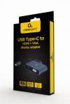 CABLEXPERT USB TYPE-C TO HDMI + VGA DISPLAY ADAPTER SPACE GREY RETAIL PACK