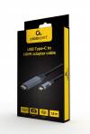 CABLEXPERT USB TYPE-C TO HDMI DISPLAY ADAPTER CABLE SPACE GREY RETAIL PACK 1,8M