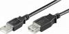 Καλώδιο MediaRange USB 2.0 Extension AM/AF 5.0M Black (MRCS108)